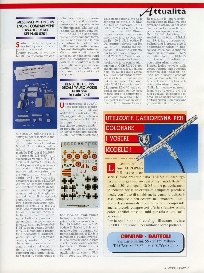 Aerei Modellismo 1997-11